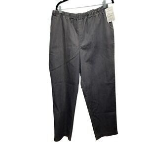 Croft & Barrow Womens Plus 1X Short Pull On Jeans Dark Gray Straight Leg NWT